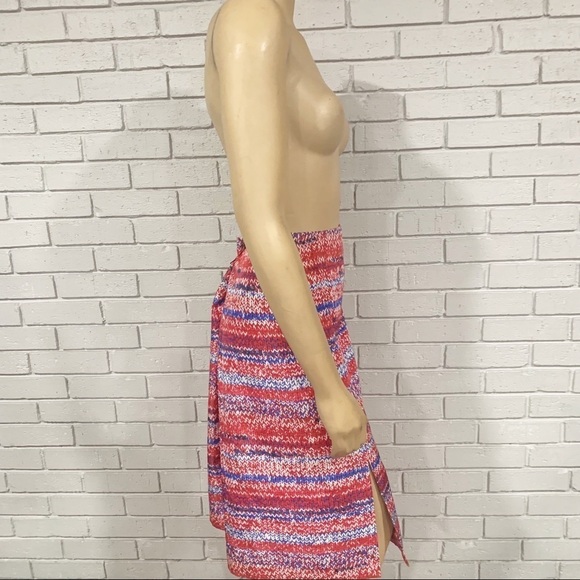 Tory Burch Women’s Brilliant Mouline Silk Skirt - Picture 7 of 10